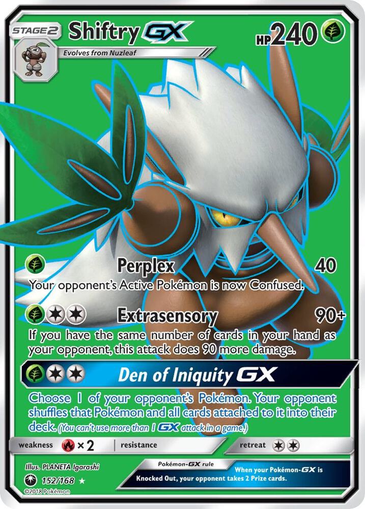 Shiftry GX (Full Art) [SM - Celestial Storm] 152/168