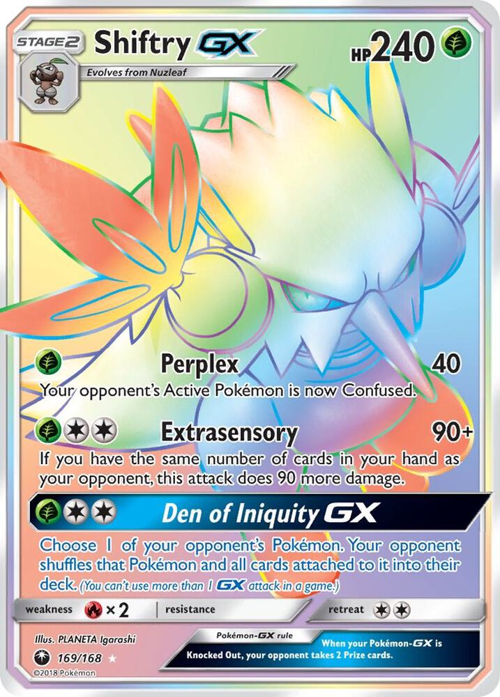 Shiftry GX (Secret) [SM - Celestial Storm] 169/168