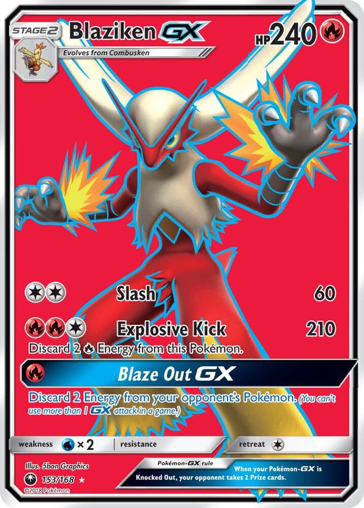 Blaziken GX (Full Art) [SM - Celestial Storm] 153/168