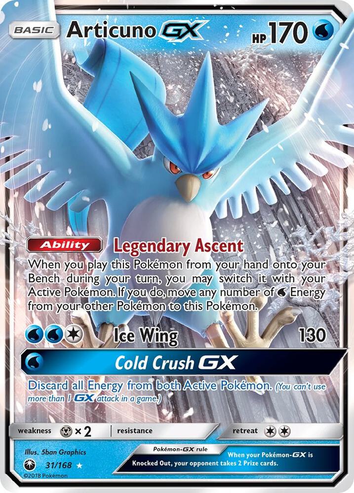 Articuno GX [SM - Celestial Storm] 31/168