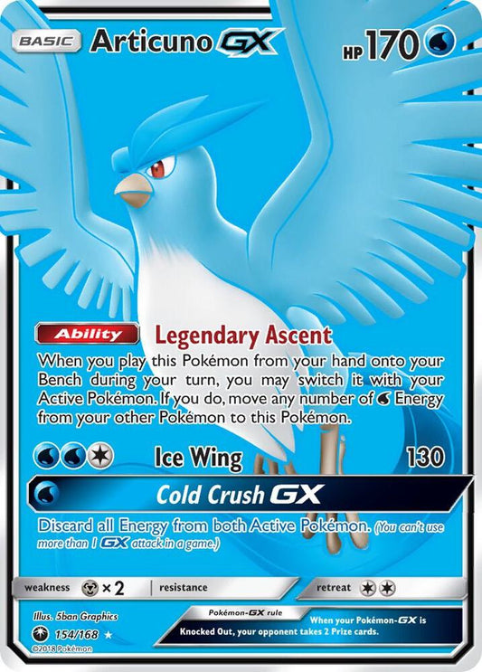 Articuno GX (Full Art) [SM - Celestial Storm] 154/168