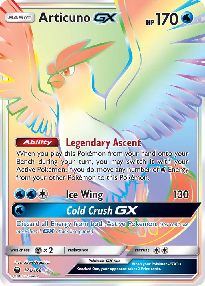 Articuno GX (Secret) [SM - Celestial Storm] 171/168