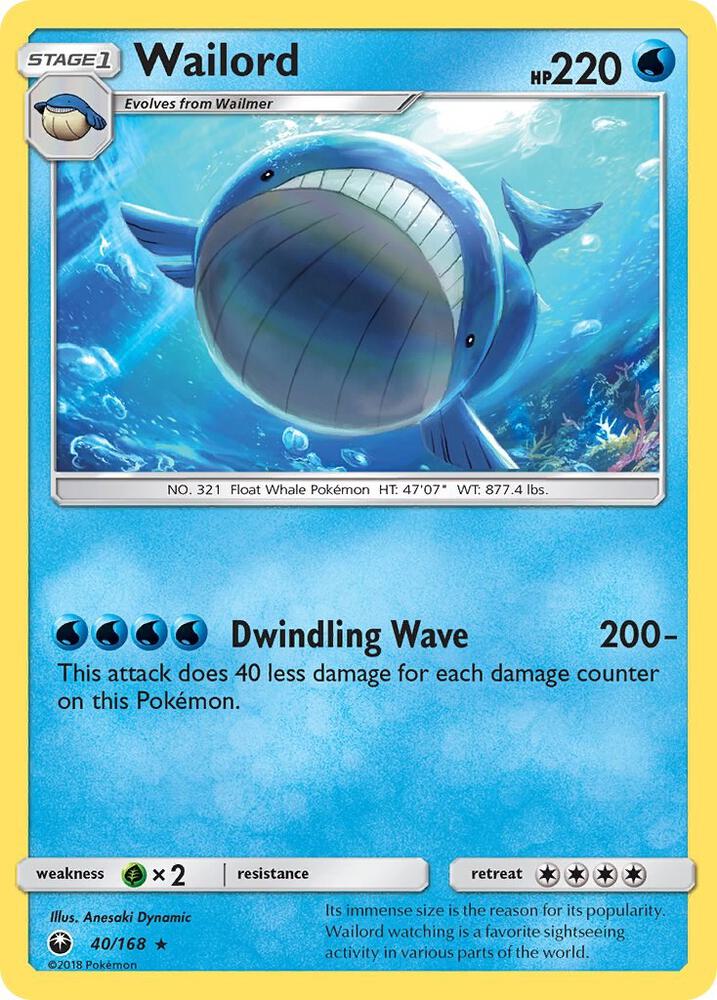 Wailord [SM - Celestial Storm] 40/168