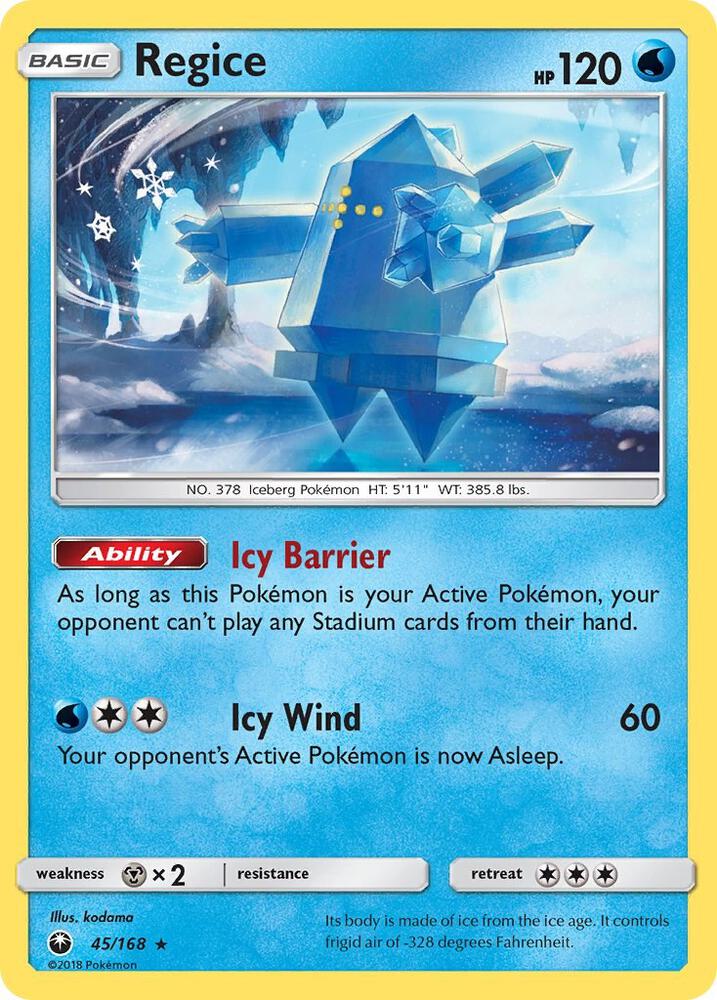 Regice [SM - Celestial Storm] 45/168