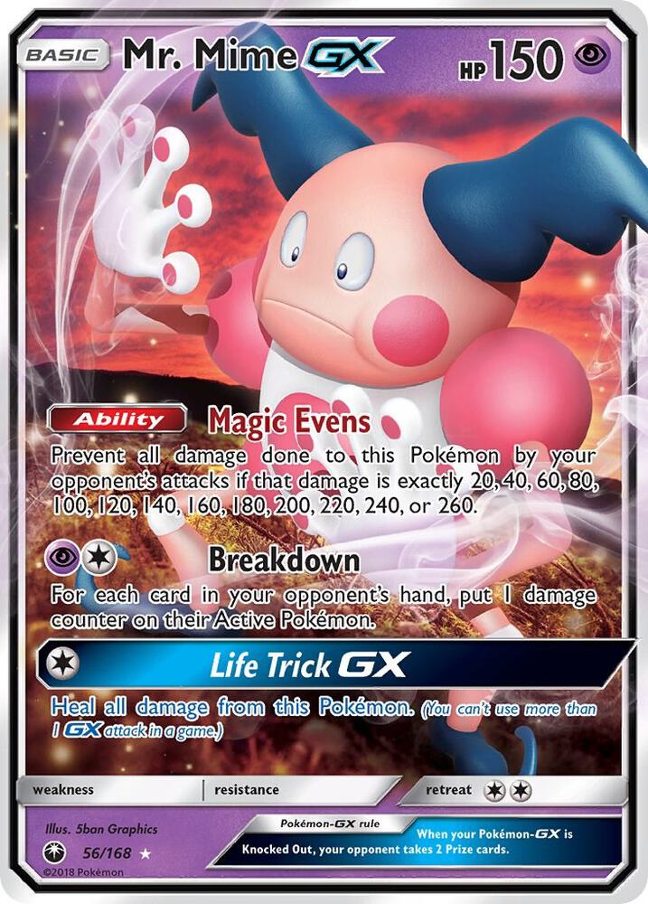 Mr. Mime GX [SM - Celestial Storm] 56/168