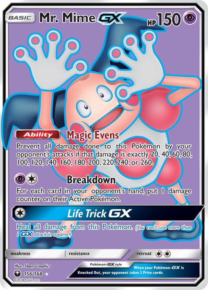 Mr. Mime GX (Full Art) [SM - Celestial Storm] 156/168