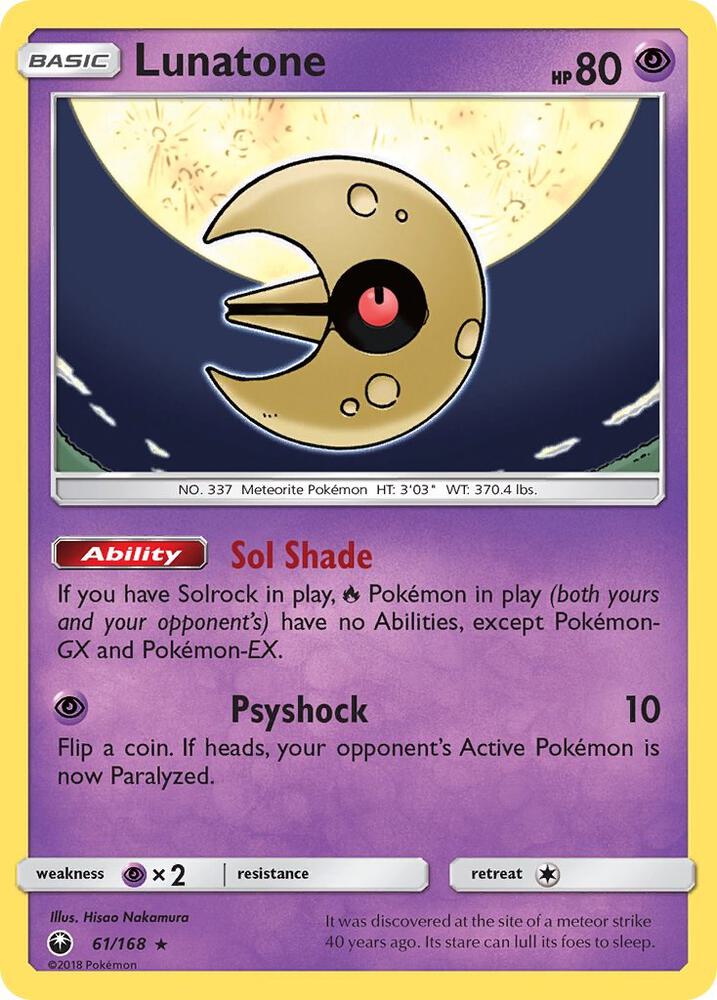 Lunatone [SM - Celestial Storm] 61/168