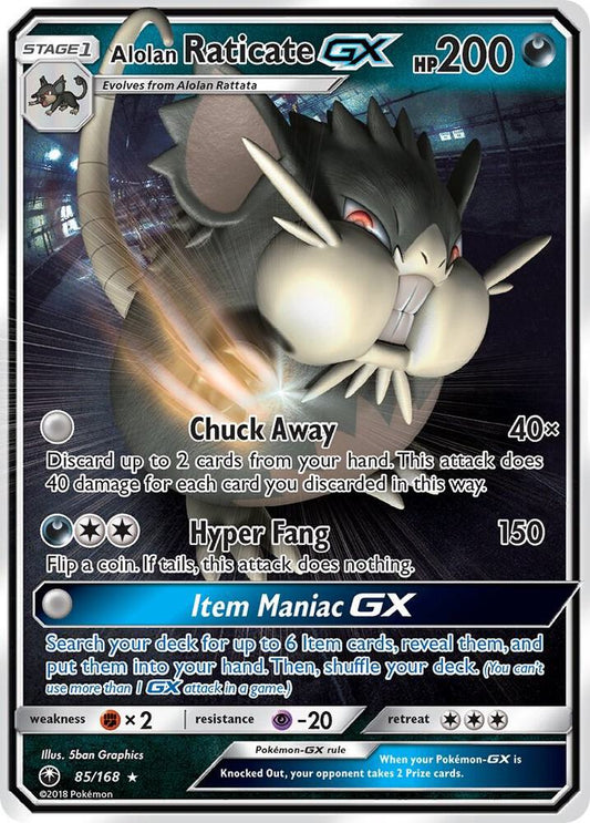 Alolan Raticate GX [SM - Celestial Storm] 85/168