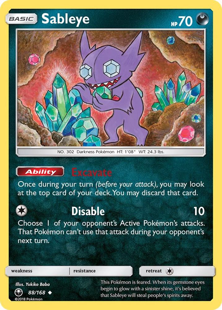 Sableye [SM - Celestial Storm] 88/168