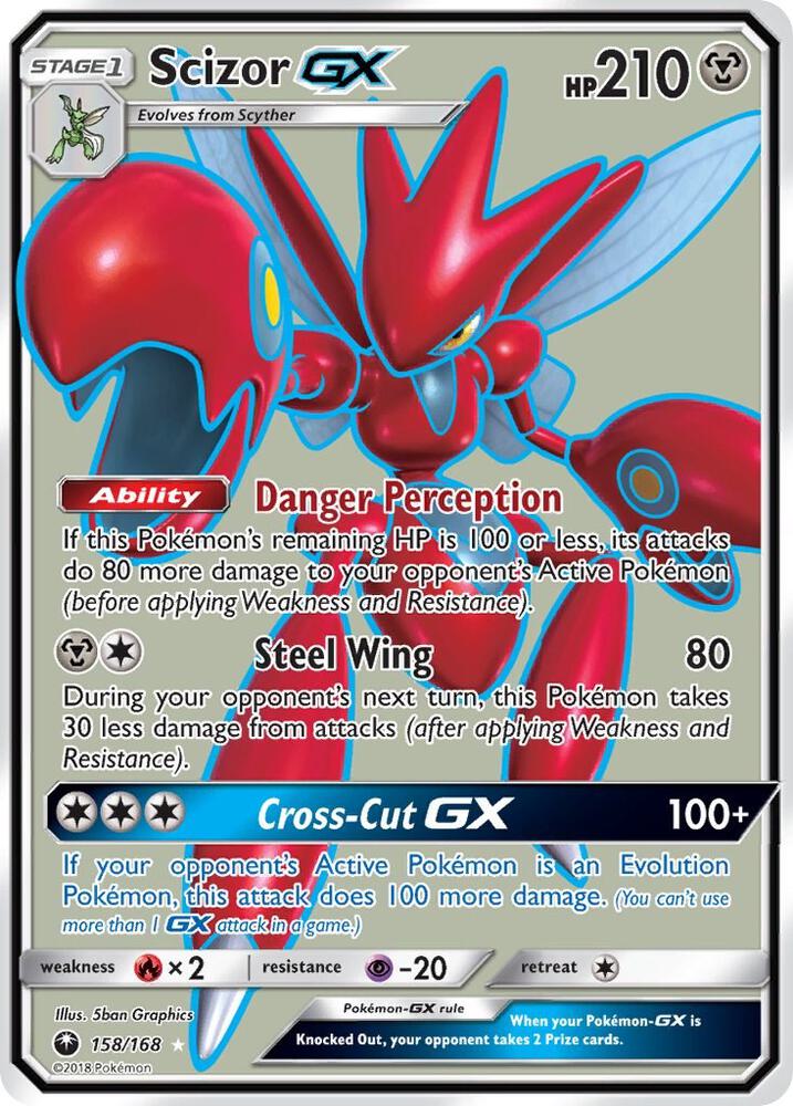 Scizor GX (Full Art) [SM - Celestial Storm] 158/168