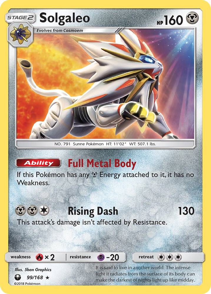 Solgaleo [SM - Celestial Storm] 99/168