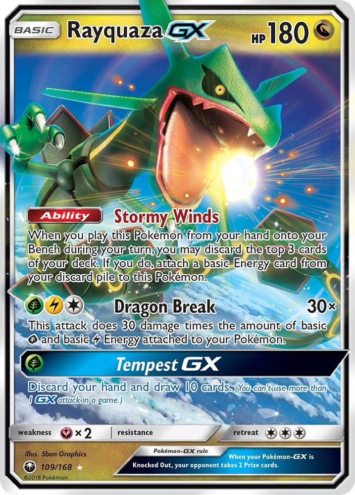 Rayquaza GX [SM - Celestial Storm] 109/168