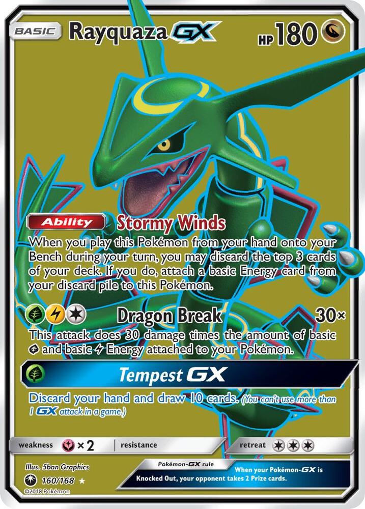 Rayquaza GX (Full Art) [SM - Celestial Storm] 160/168