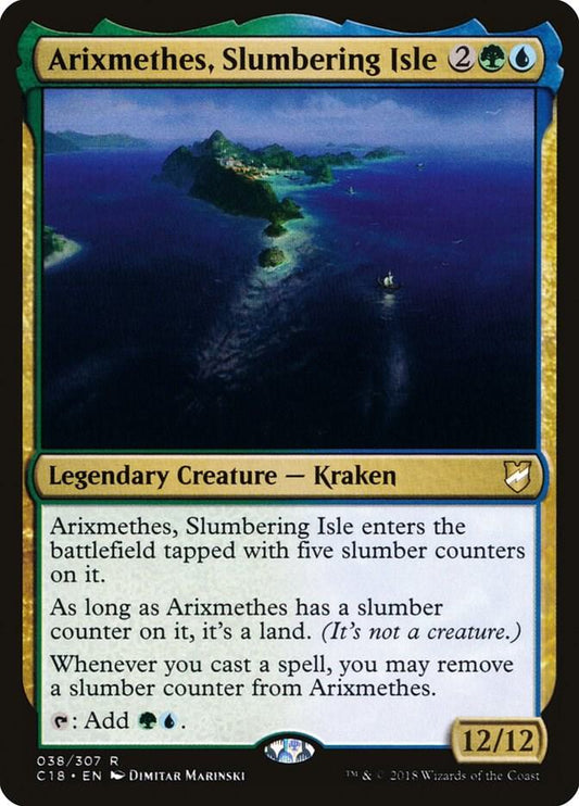 Arixmethes, Slumbering Isle [Commander 2018] 38