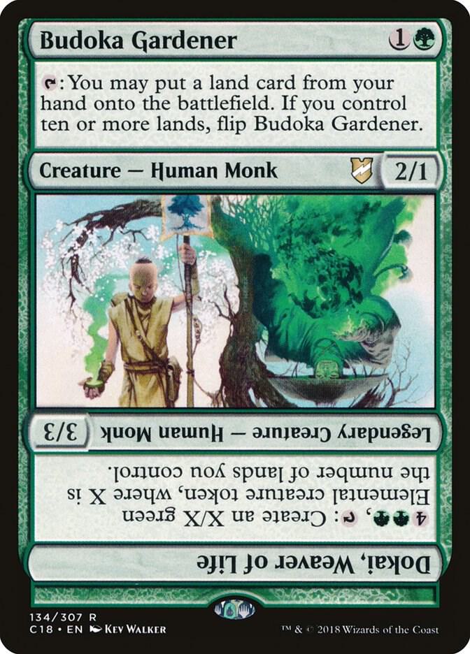 Budoka Gardener // Dokai, Weaver of Life [Commander 2018] 134