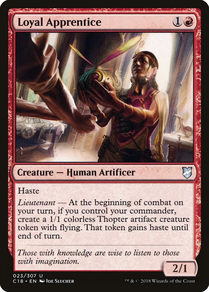 Loyal Apprentice [Commander 2018] 23