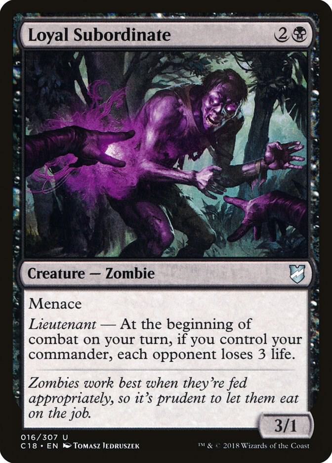 Loyal Subordinate [Commander 2018] 16