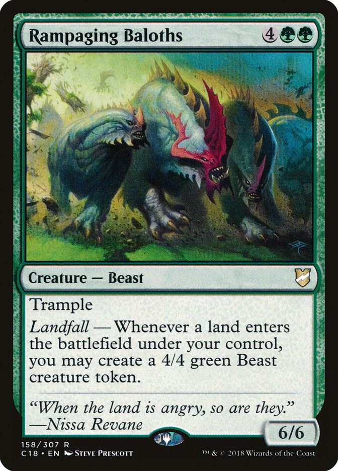 Rampaging Baloths [Commander 2018] 158