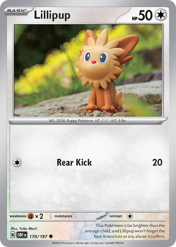 Lillipup - 170/197 Obsidian Flames