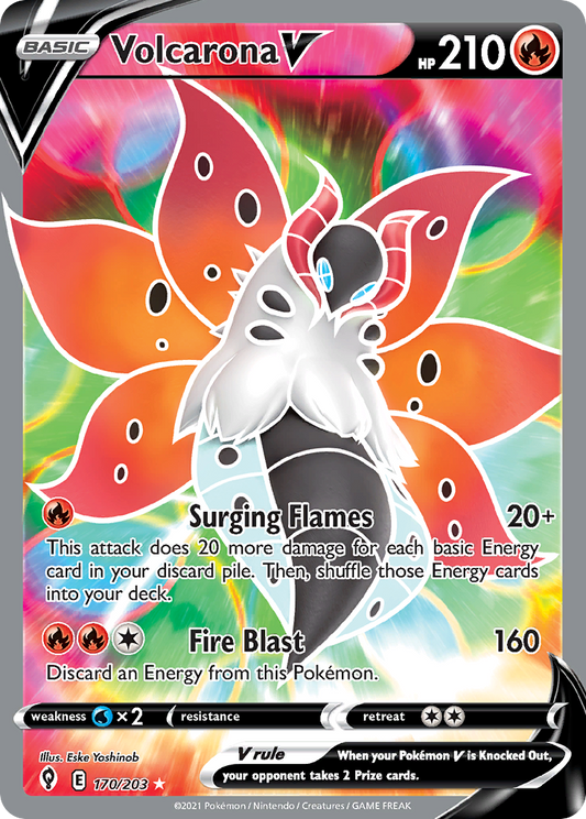 Volcarona V - 170/203 Evolving Skies