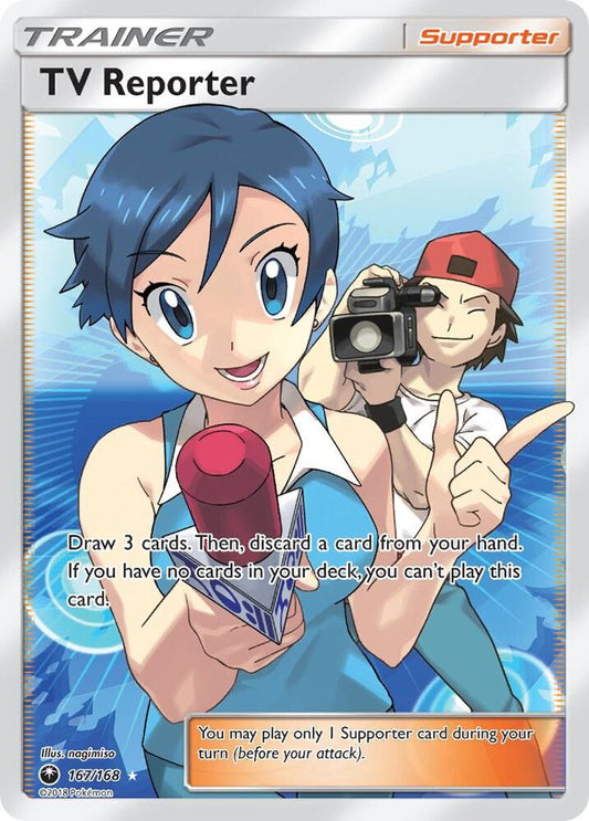 TV Reporter (Full Art) [SM - Celestial Storm] 167/168