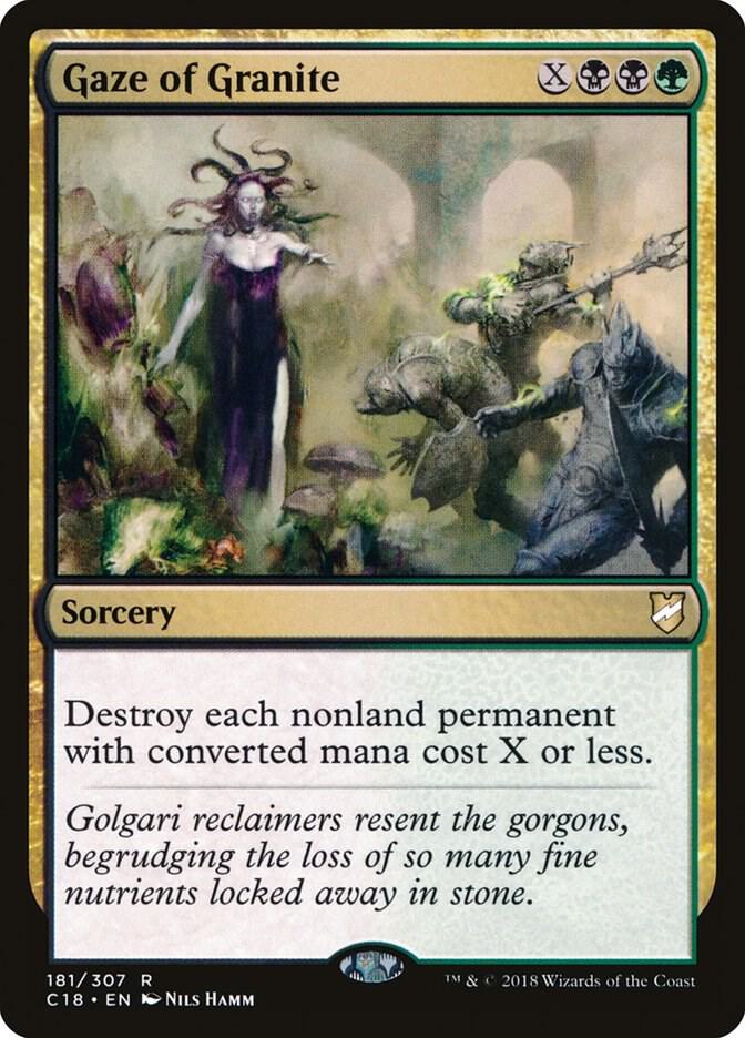 Gaze of Granite [Commander 2018] 181