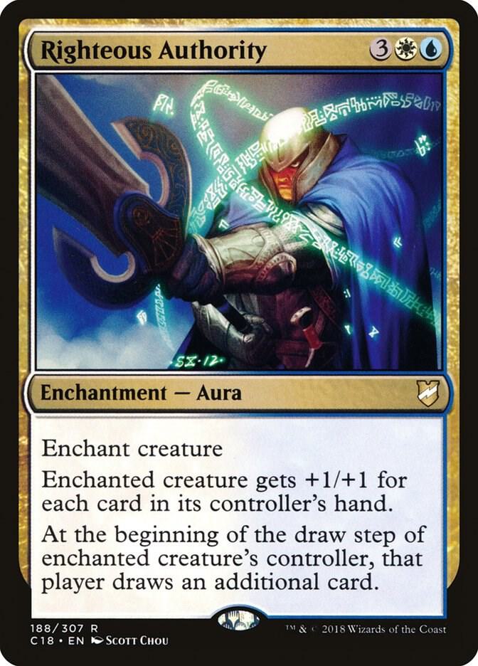 Righteous Authority [Commander 2018] 188