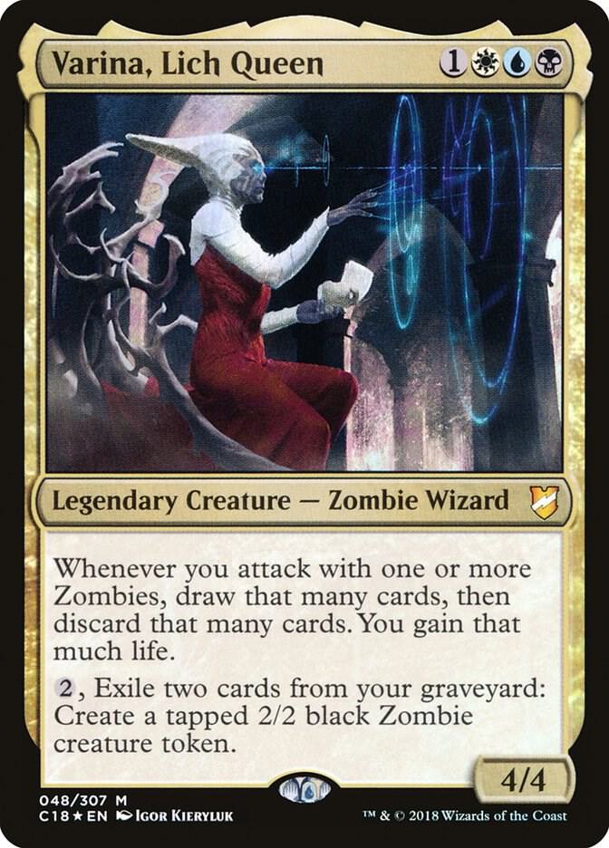 Varina, Lich Queen [Commander 2018] 48