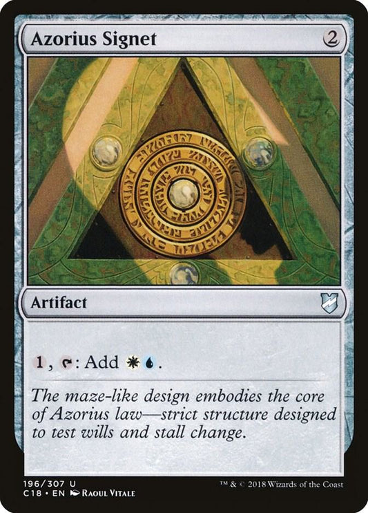 Azorius Signet [Commander 2018] 196