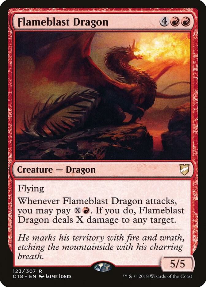 Flameblast Dragon [Commander 2018] 123