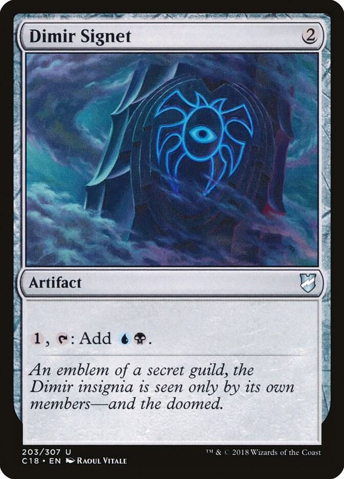 Dimir Signet [Commander 2018] 203