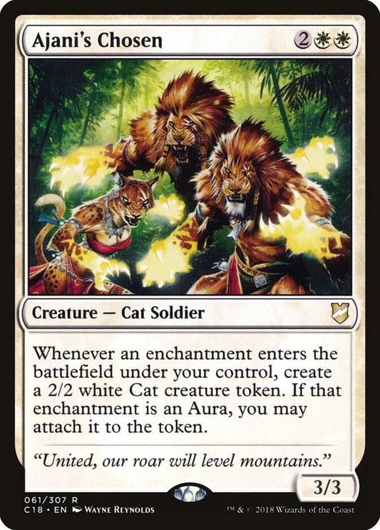Ajani's Chosen [Commander 2018] 61