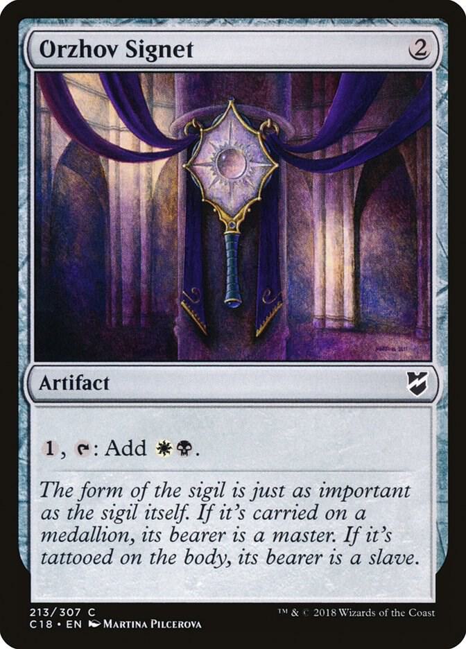Orzhov Signet [Commander 2018] 213
