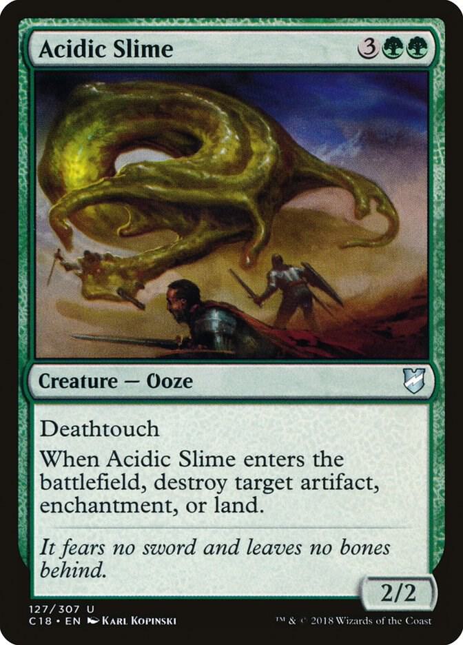 Acidic Slime [Commander 2018] 127