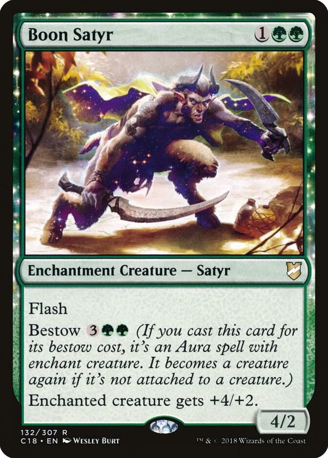 Boon Satyr [Commander 2018] 132