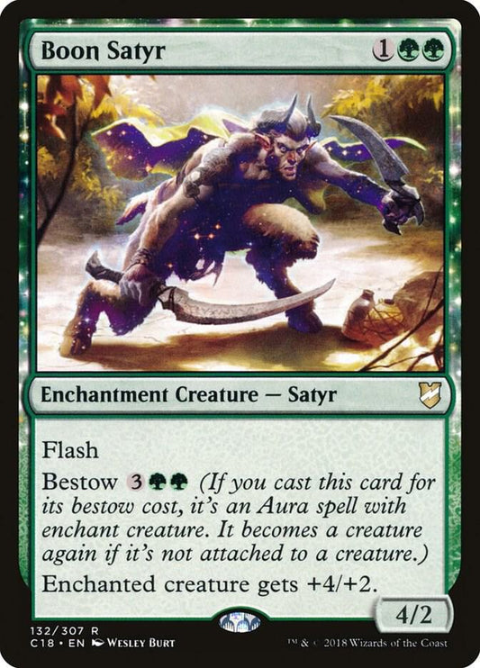 Boon Satyr [Commander 2018] 132