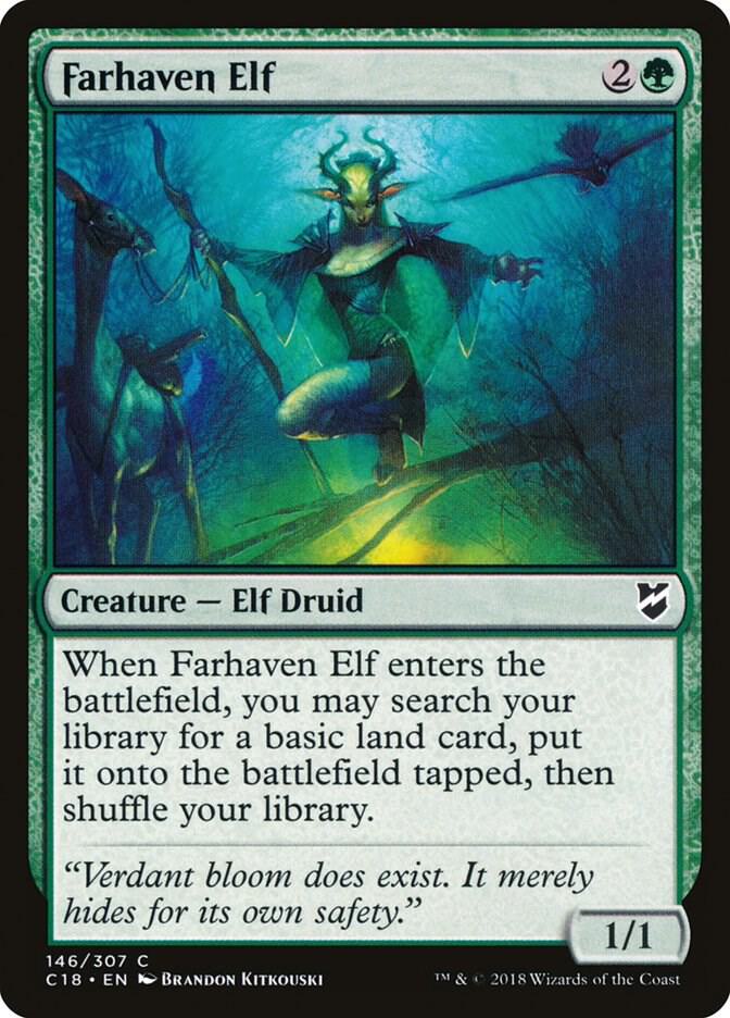 Farhaven Elf [Commander 2018] 146