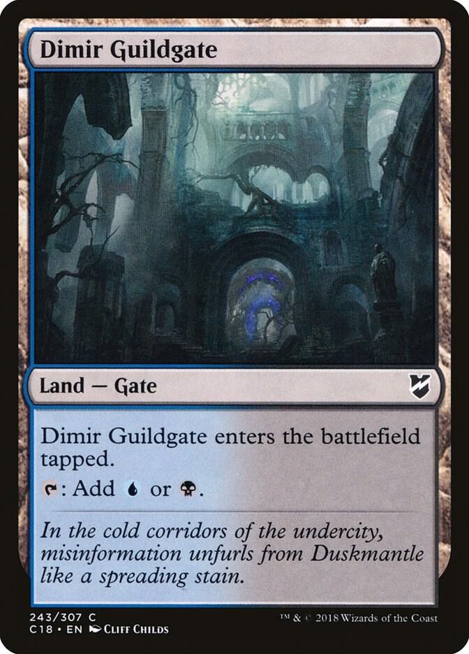 Dimir Guildgate [Commander 2018] 243