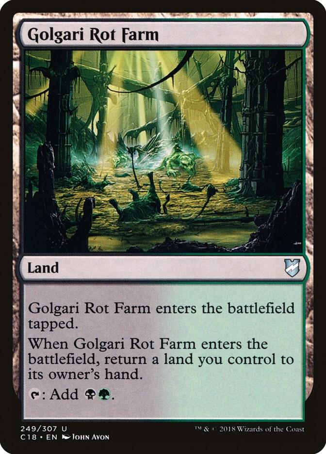Golgari Rot Farm [Commander 2018] 249