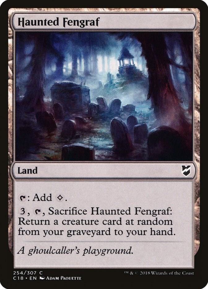 Haunted Fengraf [Commander 2018] 254