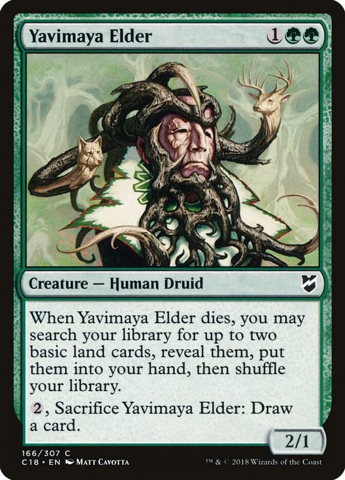 Yavimaya Elder [Commander 2018] 166