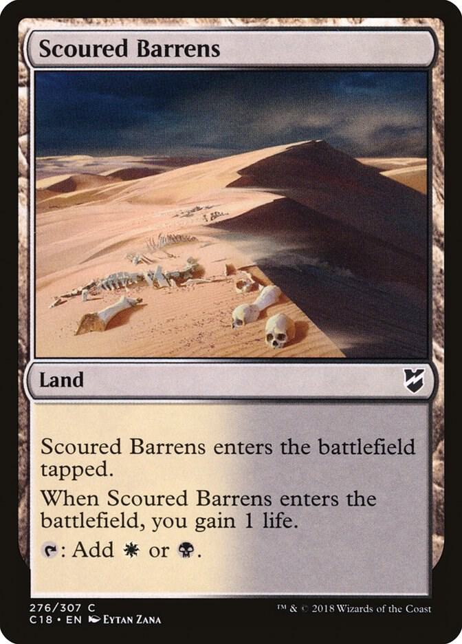 Scoured Barrens [Commander 2018] 276