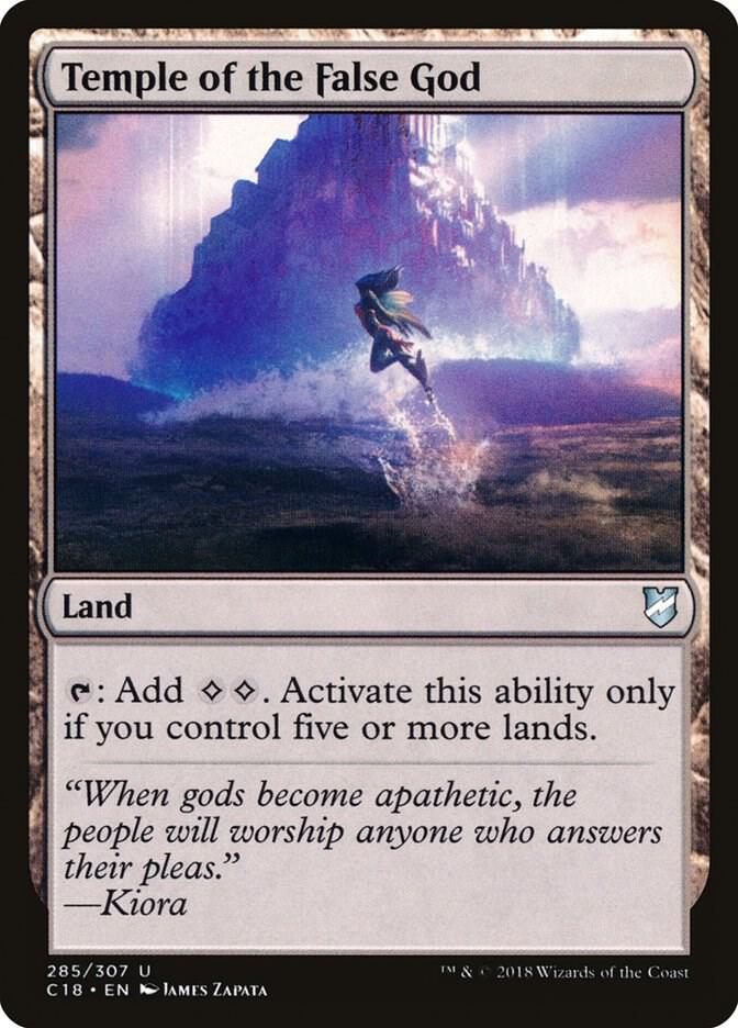 Temple of the False God [Commander 2018] 285