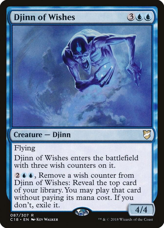 Djinn of Wishes [Commander 2018] 87