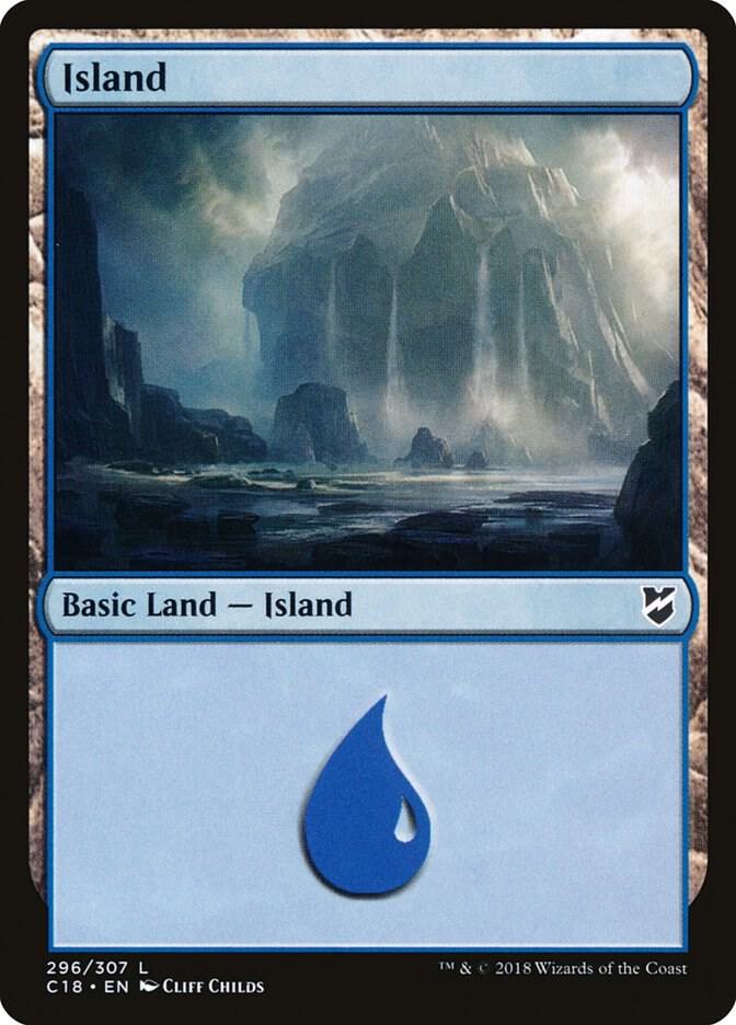 Island (296) [Commander 2018] 296