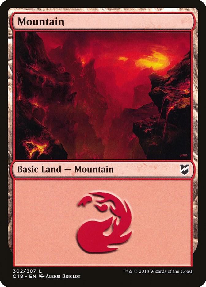 Mountain (302) [Commander 2018] 302