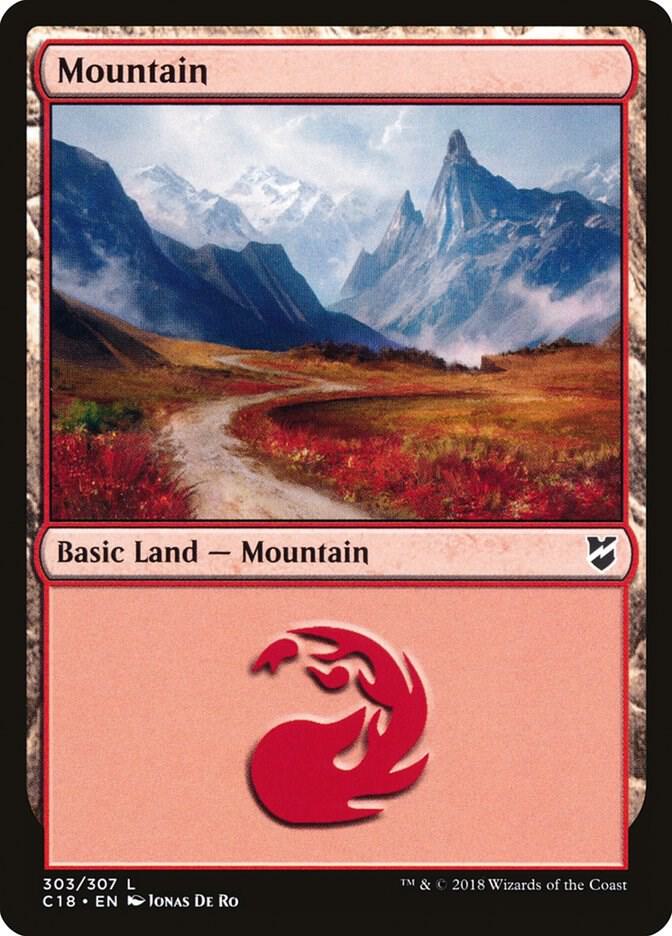 Mountain (303) [Commander 2018] 303