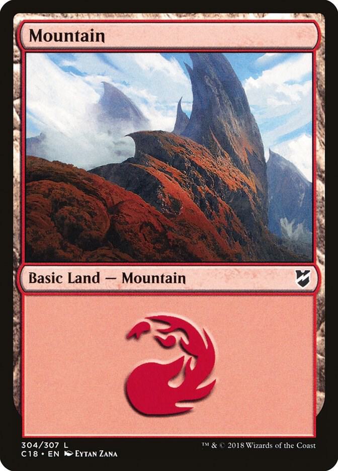 Mountain (304) [Commander 2018] 304