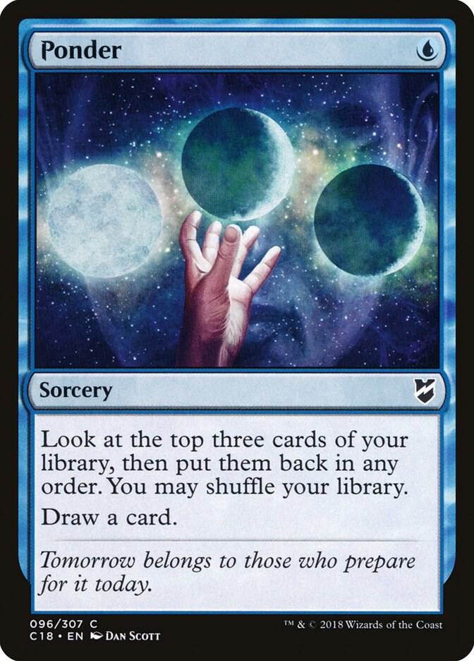 Ponder [Commander 2018] 96