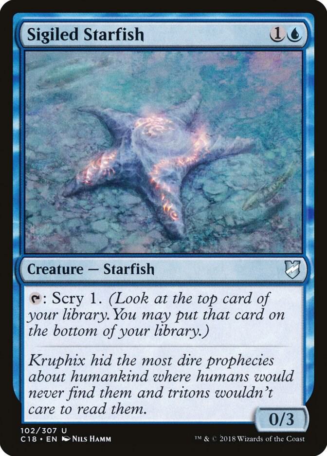 Sigiled Starfish [Commander 2018] 102